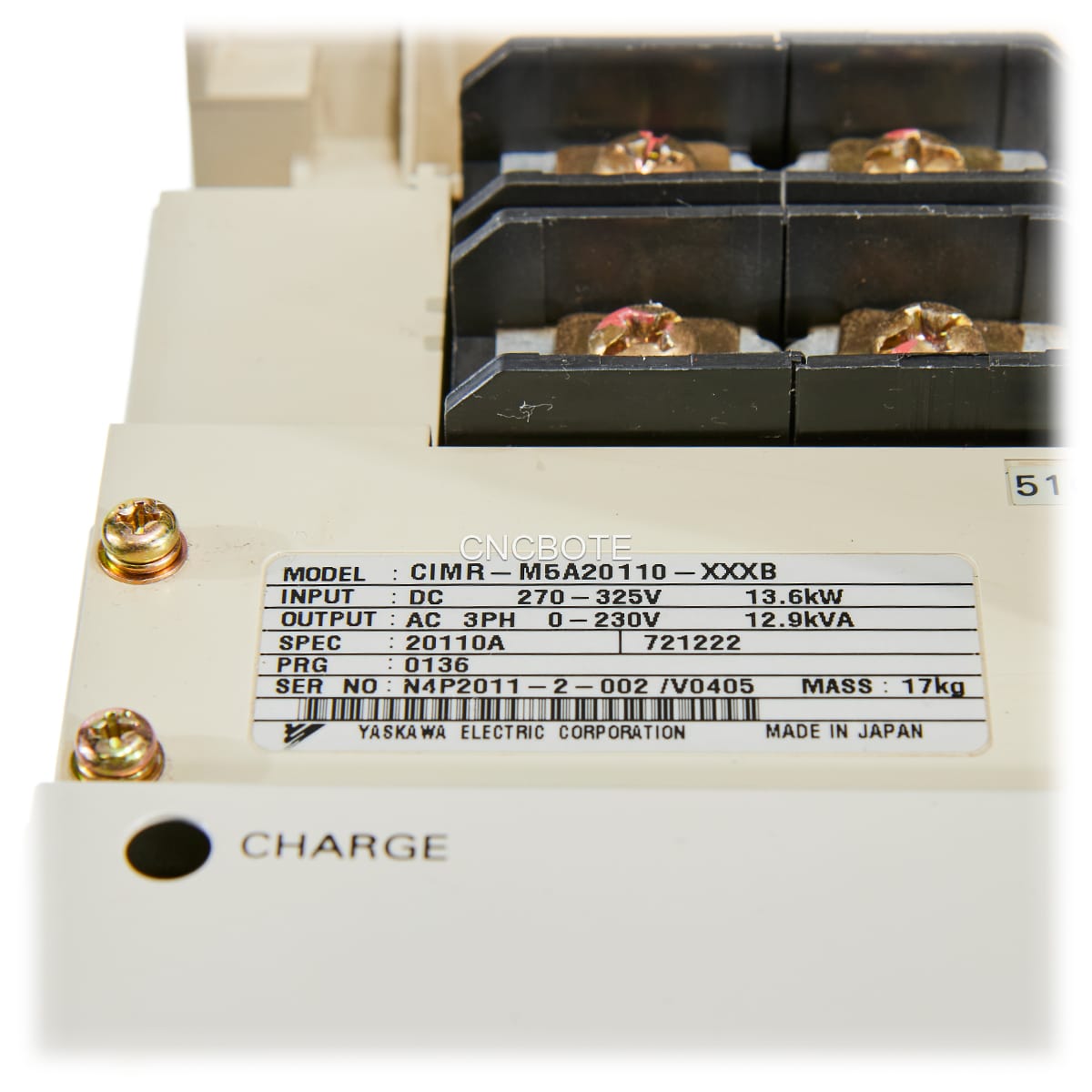 Yaskawa CIMR-M5A20110-XXXB VS-626M5 Inverter